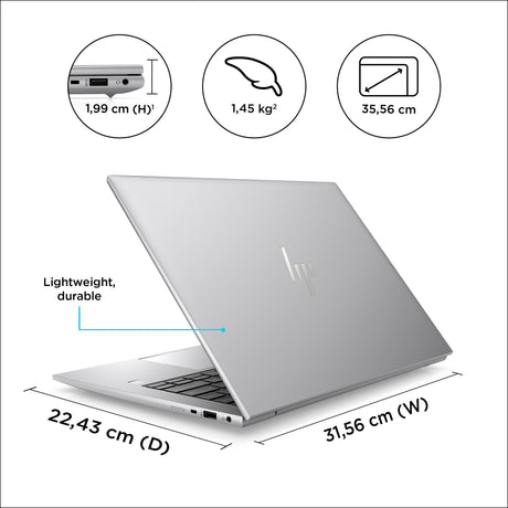 HP ZBook Firefly 14 G10 14" FHD+ Laptop - i7-1355U, 32GB, RTX A500 (Refurbished)