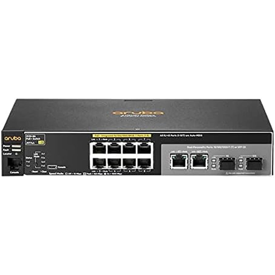 HP Aruba 2530-8G (J9774A) Managed Network Switch (Refurbished - Excellent)