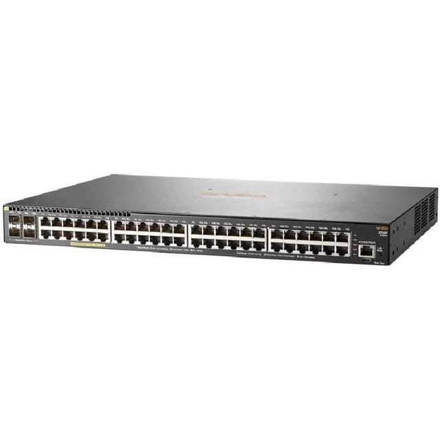 HP Aruba 2930F-48G (JL256A), 48 x GbE PoE, 4x SFP 10G Ports (Refurbished)