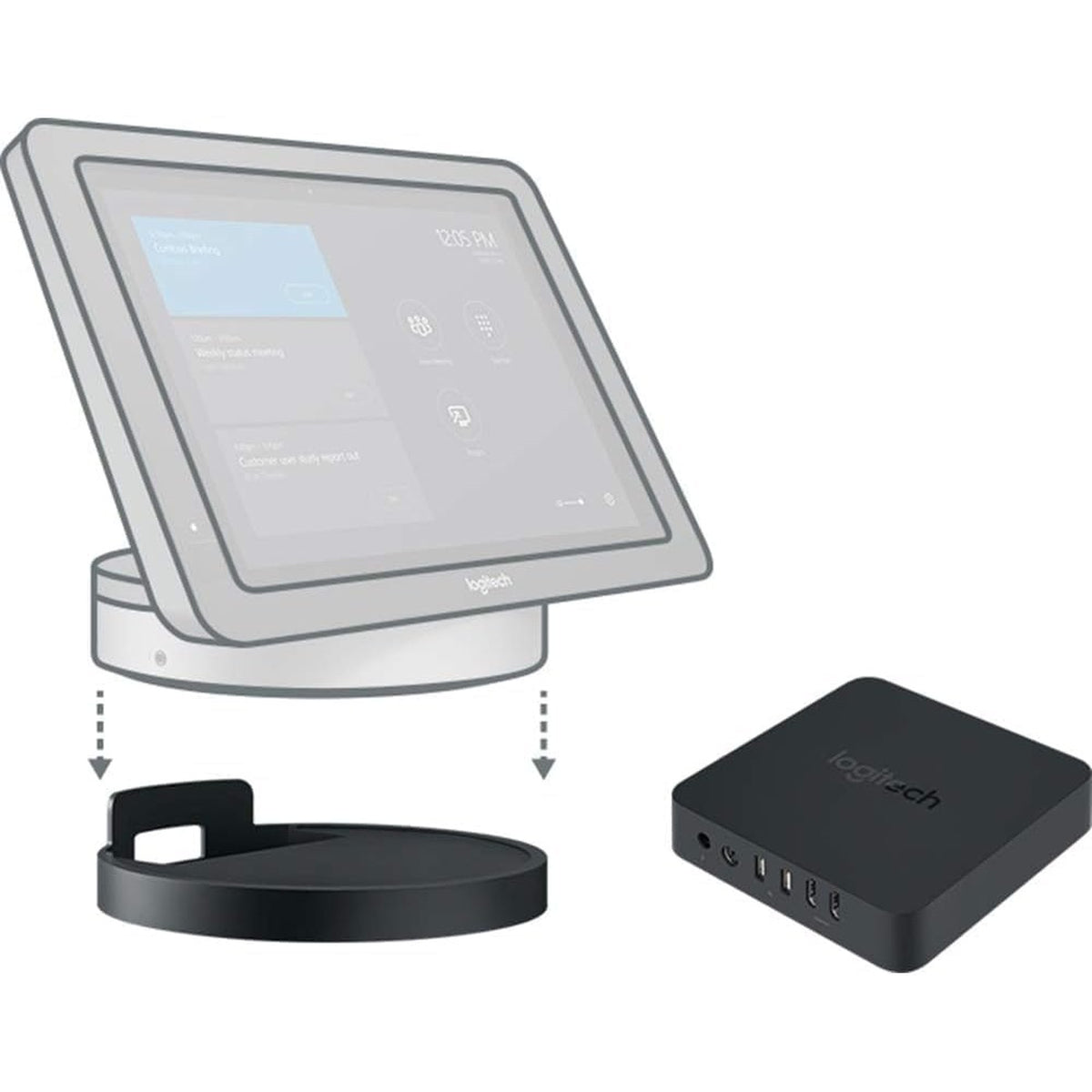Logitech SmartDock Flex Base & Extender Box Kit with CAT6 Cable (Refurbished - Excellent)