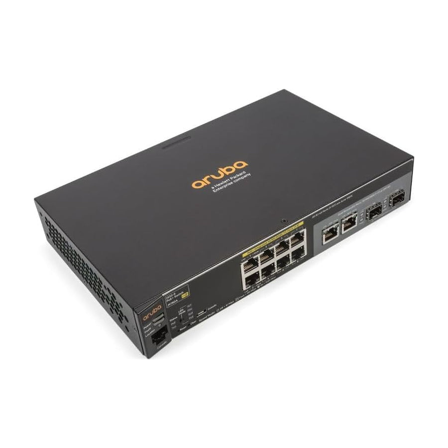 HP Aruba 2530-8G (J9780A) Managed Network Switch (Refurbished - Excellent)