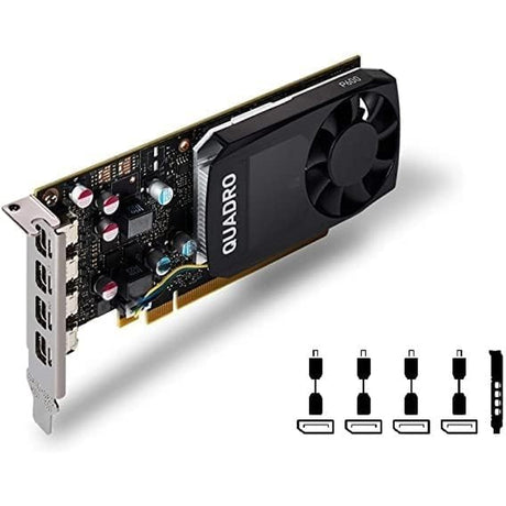 NVIDIA Quadro P600 2GB GDDR5 Graphics Card (Refurbished)