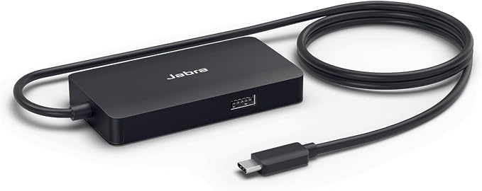 Jabra PanaCast USB-C Hub 14207-60 with 45W UK Power Supply (Renewed Excellent)
