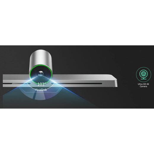 Yealink VDK200-WP - 4K UHD PTZ VC200 Smart Video Conferencing Camera for Small & Huddle Rooms (New - Open Box)
