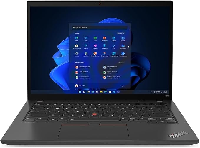 Lenovo ThinkPad P14s Gen 3 14-inch Workstation – Core i7-1260P, NVIDIA T550 4GB, 32GB RAM, 1TB SSD (Renewed Excellent)