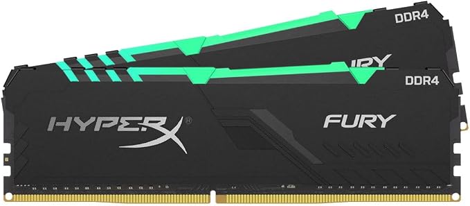 HyperX FURY RGB 16GB (2x8GB) DDR4-3733 Desktop Memory (Renewed Excellent)
