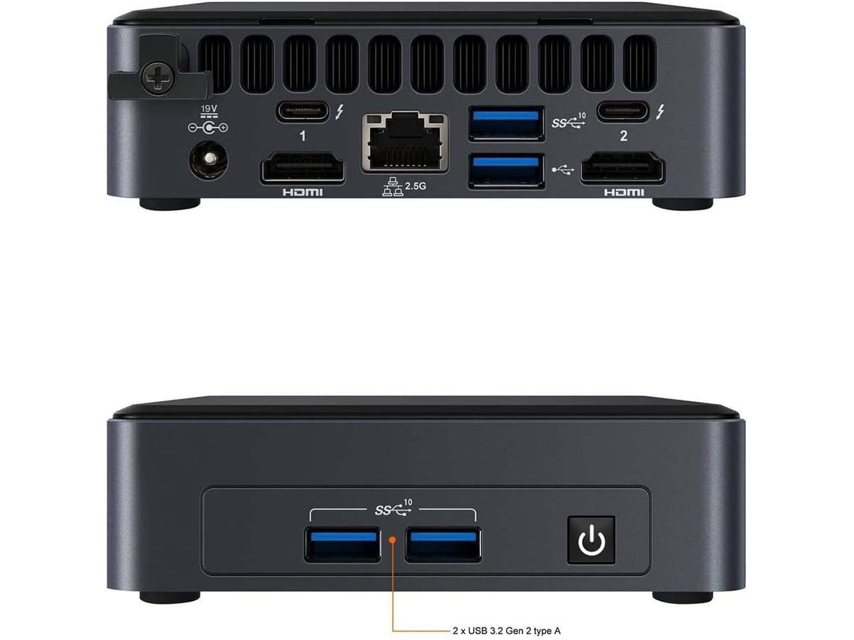 Intel NUC 11 Pro NUC11TNKi3 Mini PC – Core i3-1115G4, 8GB RAM, 256GB SSD