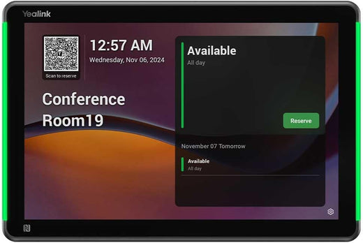 Yealink RoomPanel Plus E2 10.1-inch Meeting Room Scheduling Panel (Renewed Excellent)