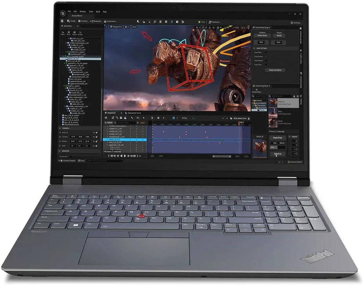Lenovo ThinkPad P16 Gen 1 16-inch QHD+ Workstation – i7-12850HX, RTX A3000, 64GB/2TB