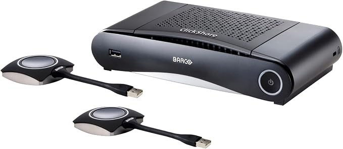 Barco ClickShare CS-100 Wireless Presentation System with 2 Gen 3 USB-A Buttons