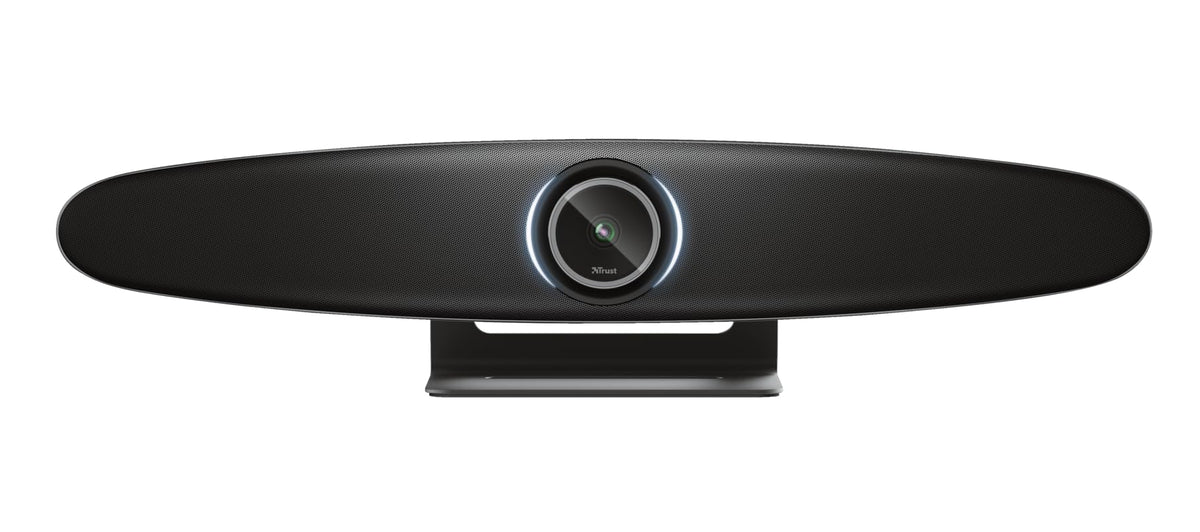 Trust Iris 24073 4K Conference Video Bar with Remote and Wall Mount – New