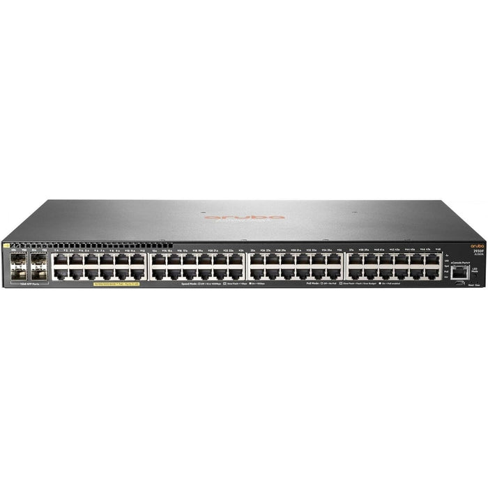 HPE Aruba Networking 2930F 48x GbE PoE+ 4x SFP JL262A Network Switch (Refurbished)