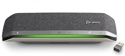 Poly Sync 40+ USB and Bluetooth Speakerphone with USB Adapter (New Open Box)
