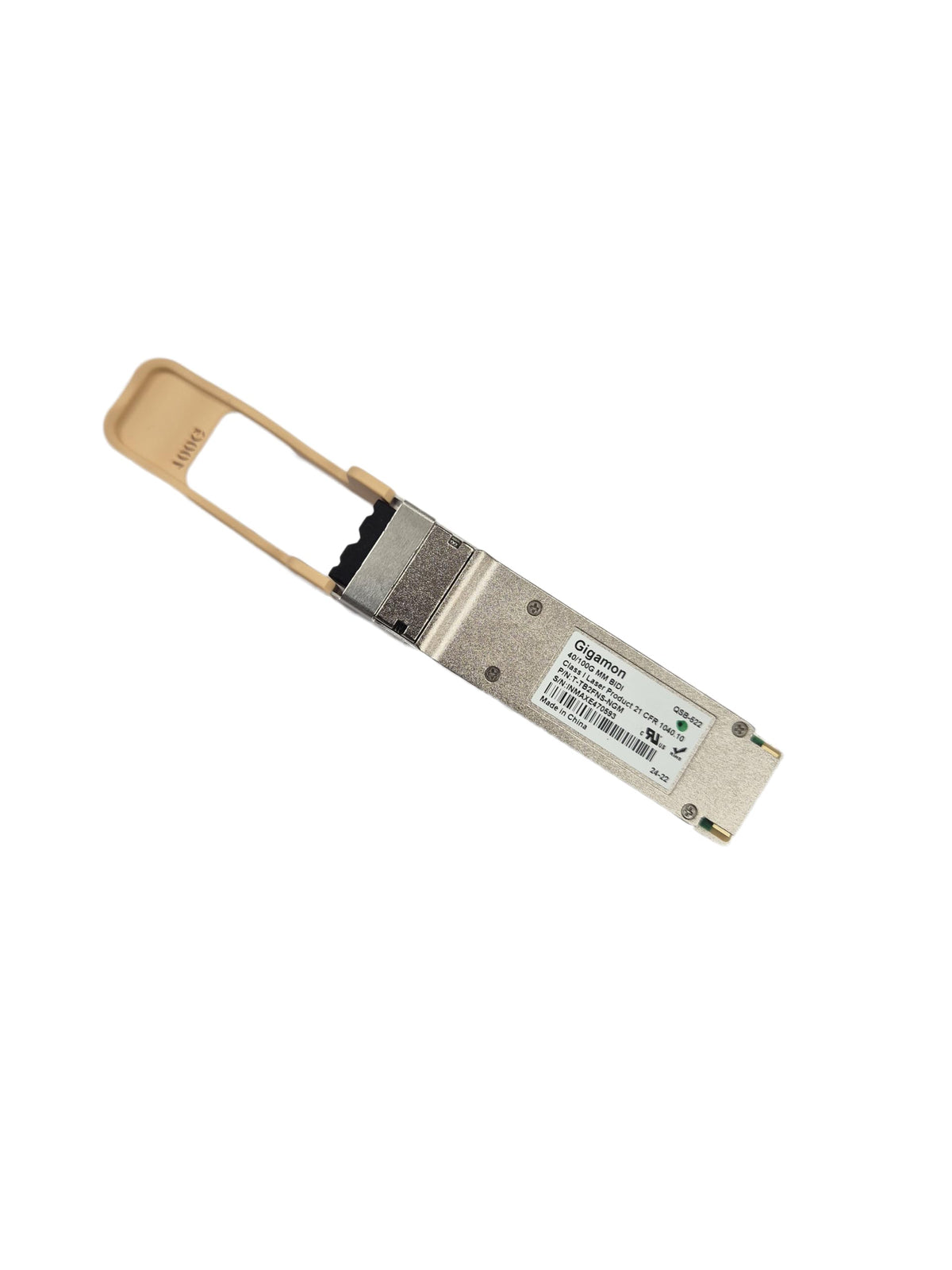 Gigamon QSB-522 T-TB2FNS-NGM 100G QSFP28 BiDi Transceiver (Renewed Excellent)