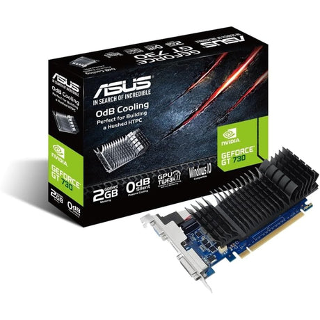 ASUS NVIDIA GeForce GT 730 2GB GDDR5 Graphics Card (Refurbished - Excellent)