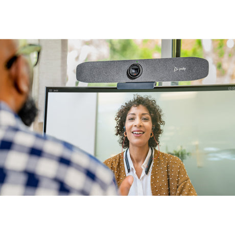 Poly Studio P15 Personal 4K video bar - Perfect for Teams & Zoom calls (Refurbished)