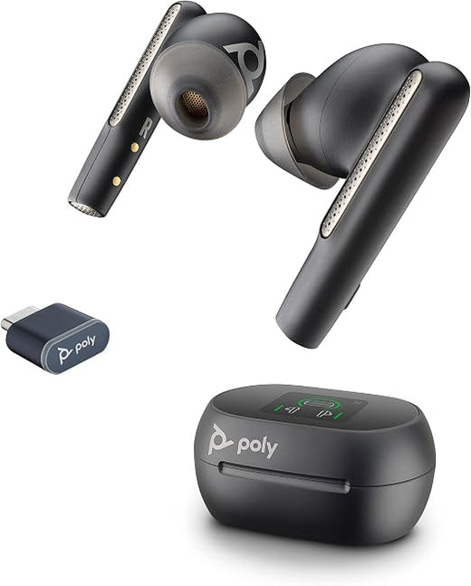 Poly Voyager Free 60+ UC Wireless Earbuds with Smart Charge Case (Renewed Excellent)