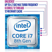 Intel i7-8700K CPU - 6C/12T, 4.7GHz, LGA1151 (Used - Like New)