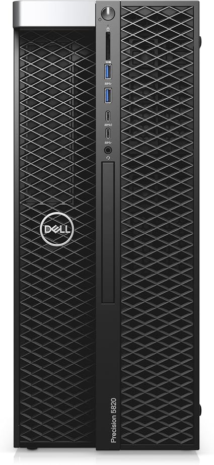 Dell Precision T5820 Tower Workstation – Core i9-10900X, Quadro RTX 5000 16GB, 64GB RAM, 2TB SSD + 2 × 1TB HDD (Renewed Excellent)