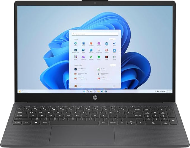 HP Laptop 15-fc0078na – representative model image; supplied keyboard is UK