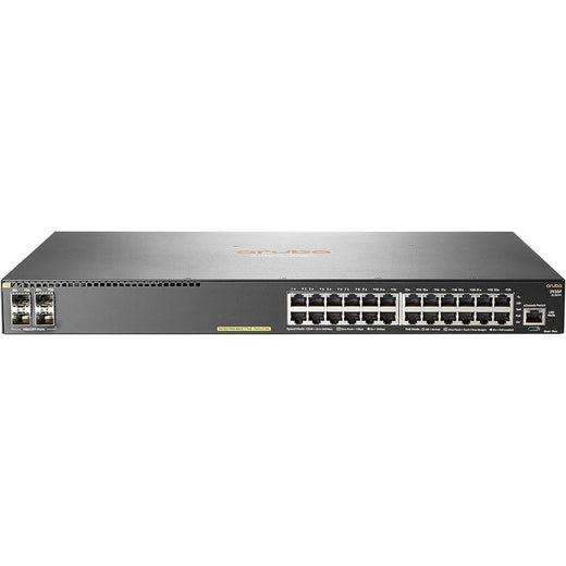 HP Enterprise Aruba 2930F 24G PoE+ 4SFP 24-Port Gigabit Switch (Refurbished - Excellent)