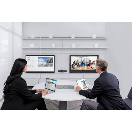 Logitech Room Solutions for Google Meet - MeetUp with Integrated Wall Mount/Stand, Tap + CAT5e Kit, & Compute Unit (Refurbished)