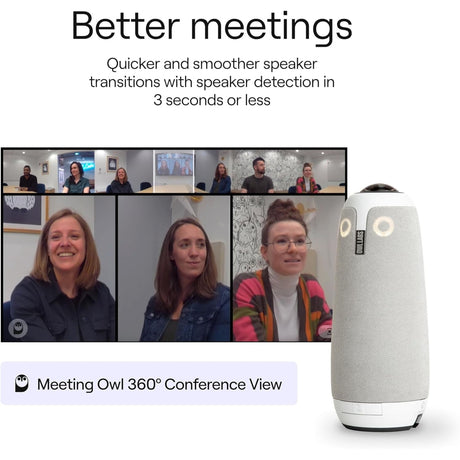 Owl Labs Meeting Owl 3 360° 1080p Video Conferencing Camera (Refurbished - Excellent)
