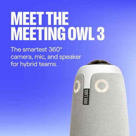 Owl Labs Meeting Owl 3 360° 1080p Video Conferencing Camera (Refurbished - Excellent)