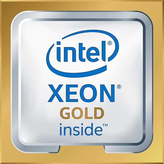 Representative Intel Xeon Gold family graphic; not exact-unit condition proof