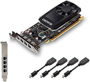 NVIDIA Quadro P1000 4GB Pro Graphics Card (Refurbished)