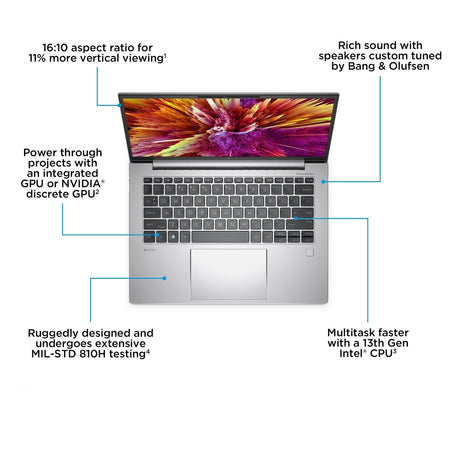 HP ZBook Firefly 14 G10 14" FHD+ Laptop - i7-1355U, 32GB, RTX A500 (Refurbished)