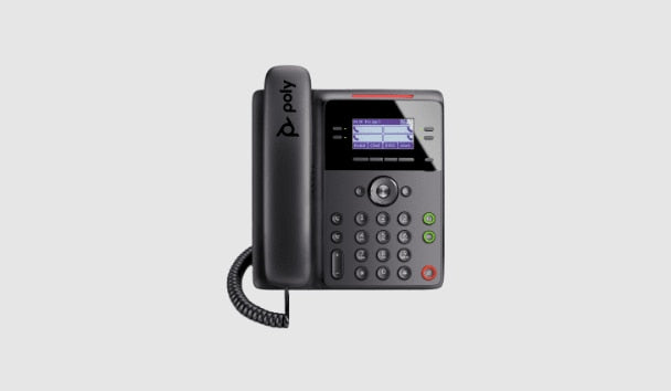 Poly Edge B30 IP Desk Phone – 4 Line Keys, PoE, HD Voice (New)