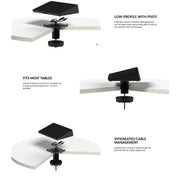Logitech 939-001811 Tap Table Mount for Tap & Tap IP Touch Controllers (New - Open Box)