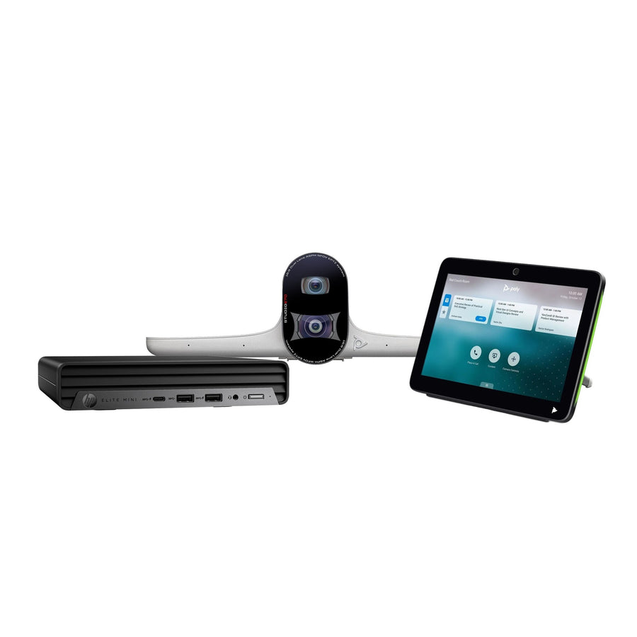 Poly Studio Large Room Kit for Zoom Rooms – E70 Camera, TC10, Mini Conferencing PC (Refurbished)
