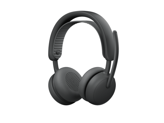 Logitech Zone 2 ES for Business – Teams Bluetooth Headset with USB Receiver, Graphite