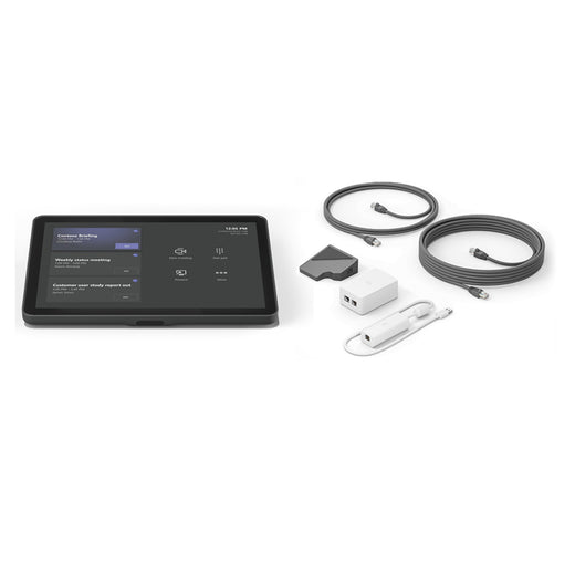 Logitech Tap 10.1" Meeting Room Touch Controller & Cat5e Kit, Graphite (Refurbished - Excellent)