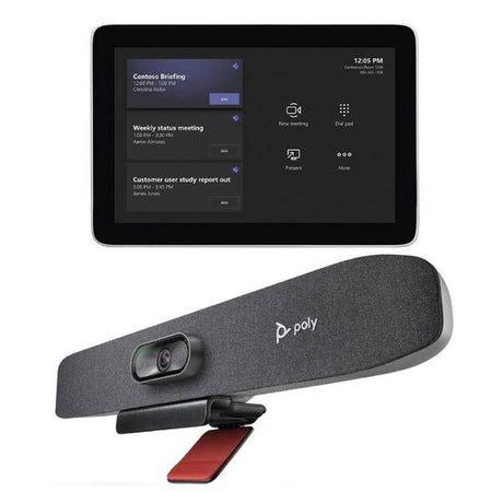 Poly Studio R30 4K UHD Conference Video Bar & GC8 Touch Controller (Refurbished - Excellent)