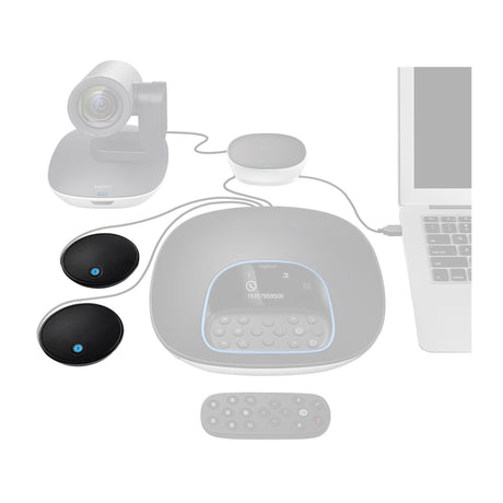 Logitech 989-000171 Group Expansion Microphones for Video and Audio Conferencing (Refurbished - Excellent)