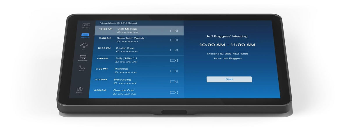 Logitech Tap 10.1-inch USB Meeting Room Touch Controller (Renewed)