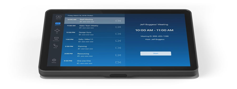 Logitech Tap 10.1-inch USB Meeting Room Touch Controller (Renewed)