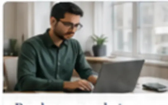 Developer or analyst working on a laptop